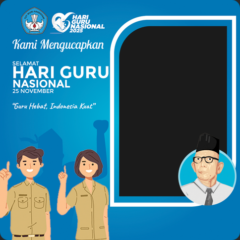 Contoh Penerapan Logo pada Poster dan Twibbon