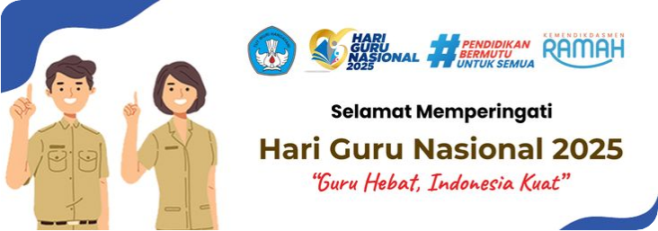 Spanduk Hari Guru Nasional 2025