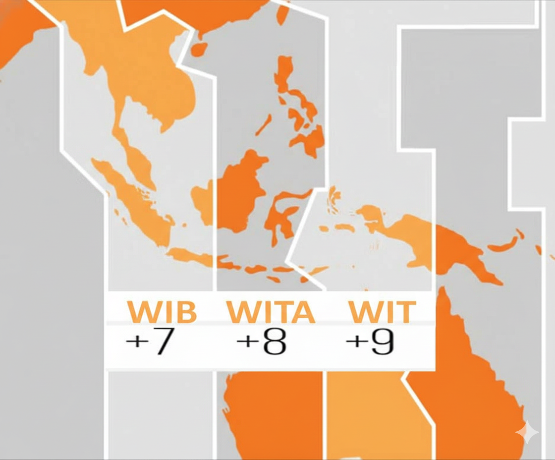 Pembagian Waktu di Indonesia